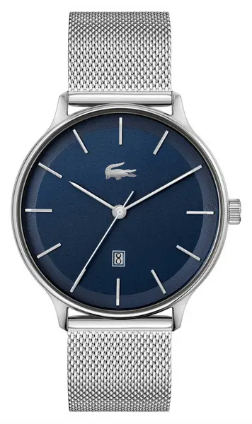 Image of Lacoste 2011200 Mens Club Blue Dial Stainless Steel Watch