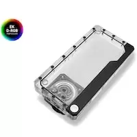 Image of EK Water Blocks EK-Quantum Kinetic FLT 240 D5 PWM D-RGB Pump / Reservoir Combo - Plexi