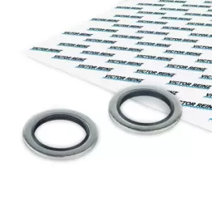 Image of REINZ Oil Drain Plug Gasket OPEL,RENAULT,CITROEN 70-33769-00 016454,016488,97532964 M883408,MW31256354,1102600Q0D,1102600QAA,15066AW300,7700266044