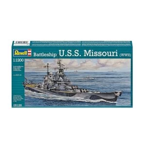 Image of Battleship U.S.S. Missouri WWII 1:1200 Revell Model Kit