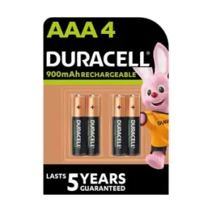 Image of Duracell HR03/DX2400 Stay Charged AAA Rechargeable Batteries - Pa...