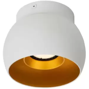 Image of Lucide Torben Modern Ceiling spotlight - Ø12,5cm - 1xGU10 - White
