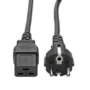 Image of Tripp Lite Eu Computer Power Cord C19 To Schuko 16a 250v 16 Awg 8ft