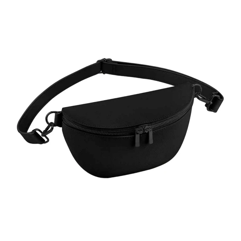 Image of Bagbase Boutique Waist Bag in True Black True Black Unisex One Size