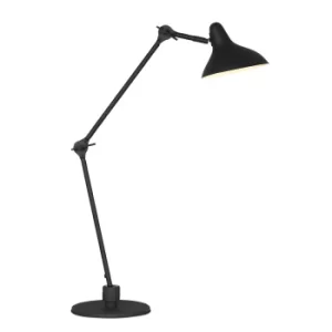 Image of Box Task Floor Lamp Black Matt Rough