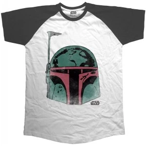 Image of Star Wars - Boba Head Mens X-Large T-Shirt - White