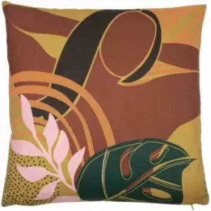 Image of Furn Vida Botanical Cushion Cover (50cm x 50cm) (Multicoloured) - Multicoloured