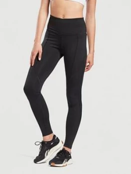 Image of Reebok Workout Ready Pant Program High Rise Tights - Black