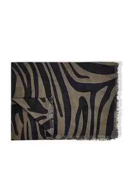 Image of Katie Loxton Printed Scarf - Zebra
