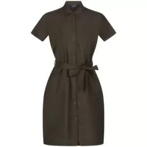 Image of Regatta Womens Quinta Cotton Lightweight Shirt Dress UK 14- Waist 31, (79cm)