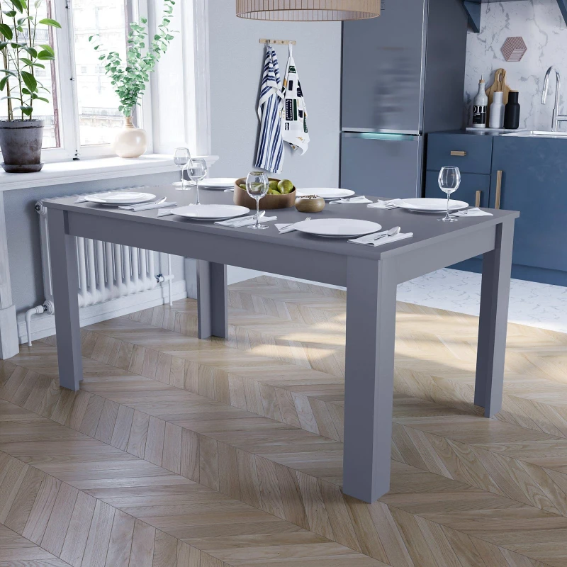 Image of Lassic Vida Designs Medina 6 Seater Dining Table Grey unisex 6 Seater