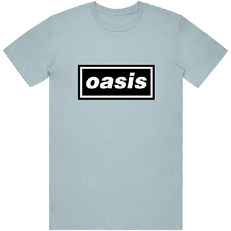 Image of Oasis Oasis Men Decca T-Shirt in Light Blue Size: Medium Light Blue M Male 5063238341609