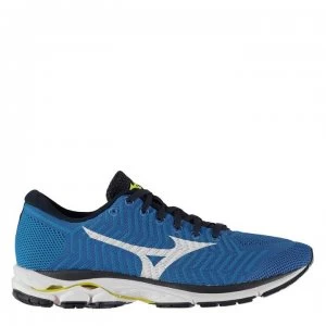 Image of Mizuno Waveknit R1 Mens Running Shoes - Bblue/White/Saf