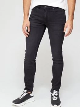 Image of Hugo Boss 734 Extra Slim Jeans Charcoal Size 36 Men