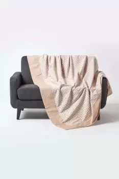 Image of Cotton Gingham Check Throw