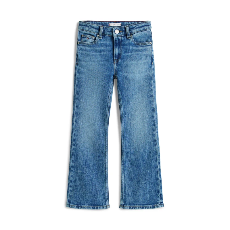 Image of Tommy Hilfiger Kids Flared Vintage Bootcut Jeans Denim 1A6 female 12Y