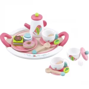Image of Wooden Afternoon Tea Set