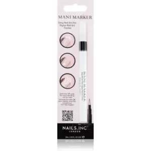 Image of Nails Inc. Mani Marker decorative nail varnish in an application pen White 3 ml