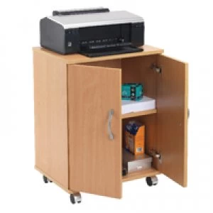 Image of Jemini Intro Mobile PC Printer Stand Beech KF97101