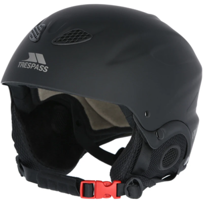 Image of Trespass Trespass Skyhigh Protective Snow Sport Ski Helmet in Black Size: Medium Black M Unisex 5054752069872