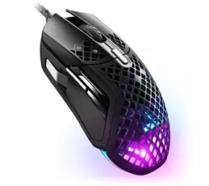 Image of SteelSeries Aerox 5 RGB Optical Gaming Mouse, Black