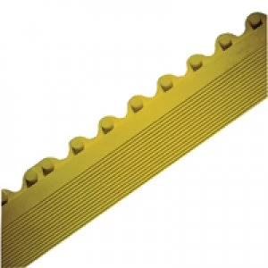 Image of Slingsby All-Purpose Anti-Fatigue Modular Mat Male Bevel Yellow 312411