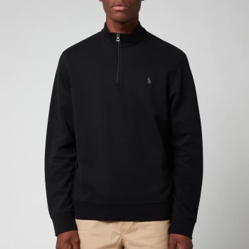 Image of Polo Ralph Lauren Mens Quarter Zip Jumper - Polo Black - XL