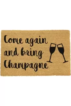 Image of Bring Champagne Doormat - Regular 60x40cm