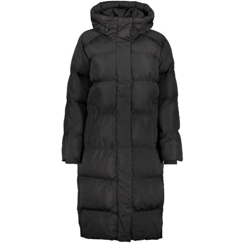 Image of Longline Hooded Puffer Jacket