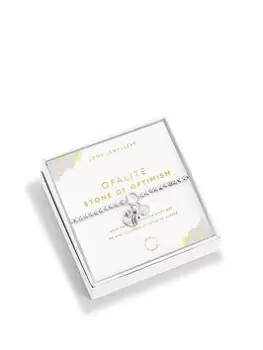 Image of Joma Jewellery SPIRIT STONES OPALITE BRACELET, Silver, Women