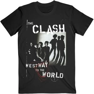Image of The Clash - Westway To The World Unisex Medium T-Shirt - Black