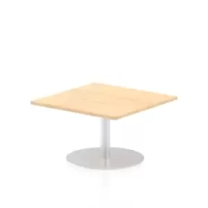 Image of Italia Poseur Table Square 800/800 Top 475 High Maple