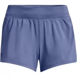 Image of Under Armour Launch 3 Shorts Womens - Blue