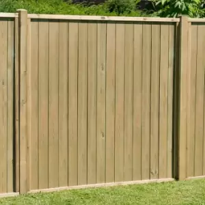 Image of Forest 6' x 5' Pressure Treated Vertical Tongue and Groove Fence Panel (1.83m x 1.52m)