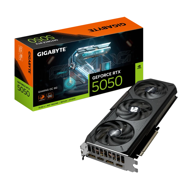 Image of Gigabyte GeForce RTX 5050 GAMING OC 8GB GDDR6 Graphics Card - GV-N5050GAMING OC-8GD