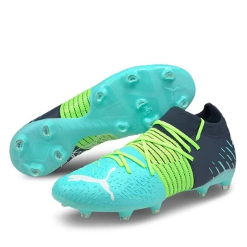 Image of Puma Future Z 3.1 FG Football Boots - GreenGlare/Aqua