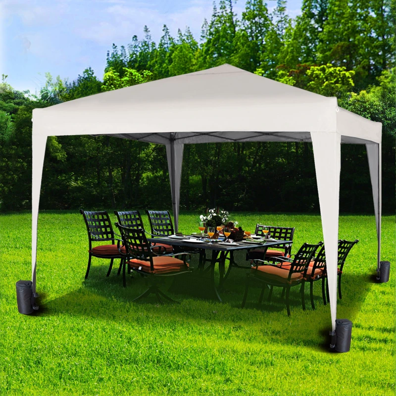 Image of MCC Direct 2X2m Pop up Gazebo Party Tent Marquee with Storage Bag White