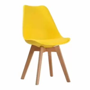 Image of LPD Louvre Chair Yellow (pack Of 2)