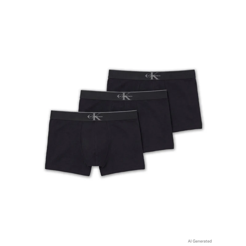 Image of Calvin Klein Calvin Trunk 3Pk Sn63 Black male Medium