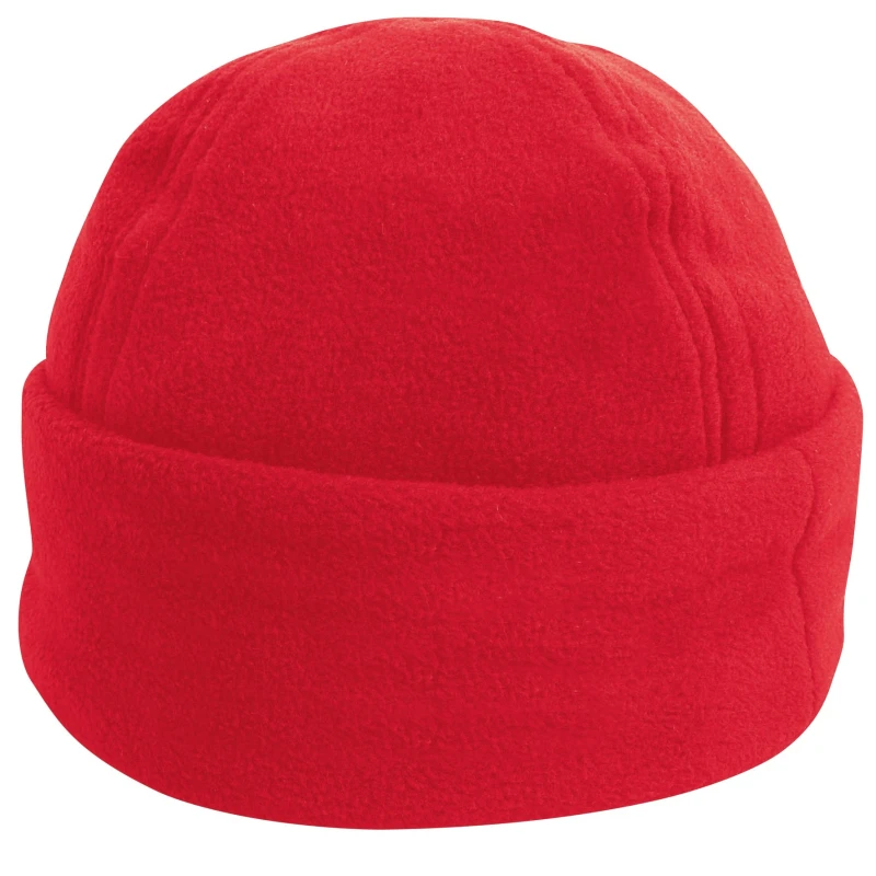 Image of Result Result Men Winter Essentials Active Fleece Ski Bob Hat in Red Size: Small Red S Male 5054171286348
