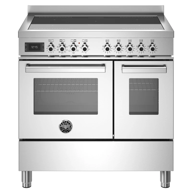 Image of Bertazzoni PRO95I2EXT 90cm Professional Induction Range Cooker - STAINLESS STEEL PRO95I2EXT