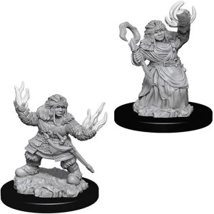Image of Pathfinder Battles Deep Cuts Unpainted Miniatures - Female Dwarf Summoner