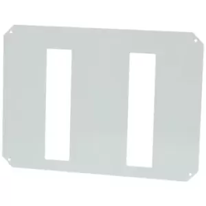 Image of Fibox 8120764 DRS ARCA 403015 DIN rail frame set 2 rows x 11 modules