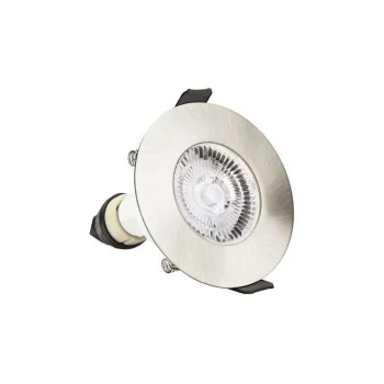 Image of Integral - LED Fire Rated Downlight Recessed Satin Nickel GU10 Holder Satin Nickel IP65