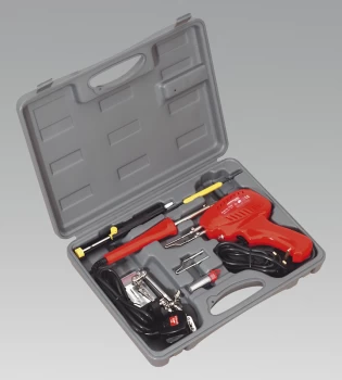 Image of Sealey SD300K Soldering Gun/Iron Kit 8pc 230V