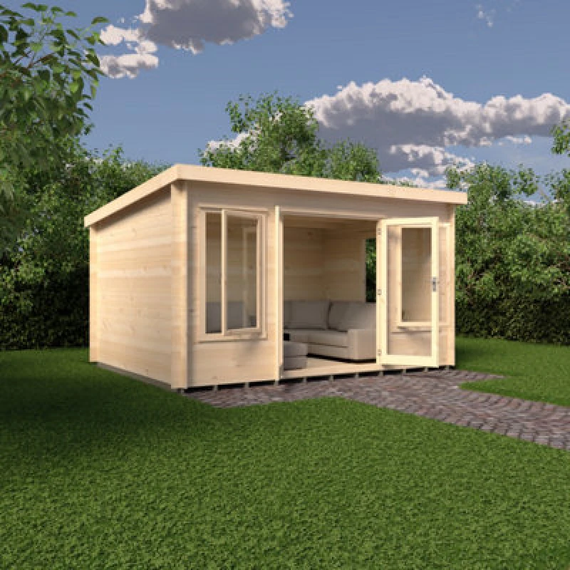 Image of Shire Emneth 10X13 19mm Summer House Log Cabin