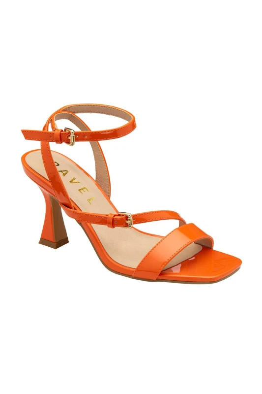 Image of Ravel Womens 'Arten' Open-Toe Sandals in Orange Size: 7 Orange Female 7