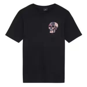 Image of Paul Smith Paul Smith TieDye T-Shirt Mens - Black