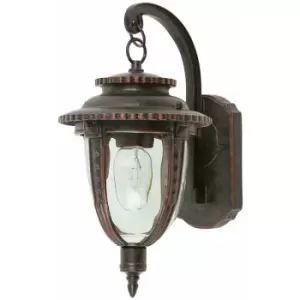 Image of Loops - Outdoor IP44 Wall Light Weathered Bronze LED E27 100W d02502