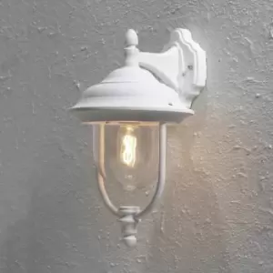 Image of Parma Outdoor Classic Lantern Down Light Matt White, IP43